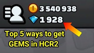 Top 5 ways to get GEMS in Hill Climb Racing 2