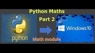Python tutorial for beginners | Math Module tutorial on python 3