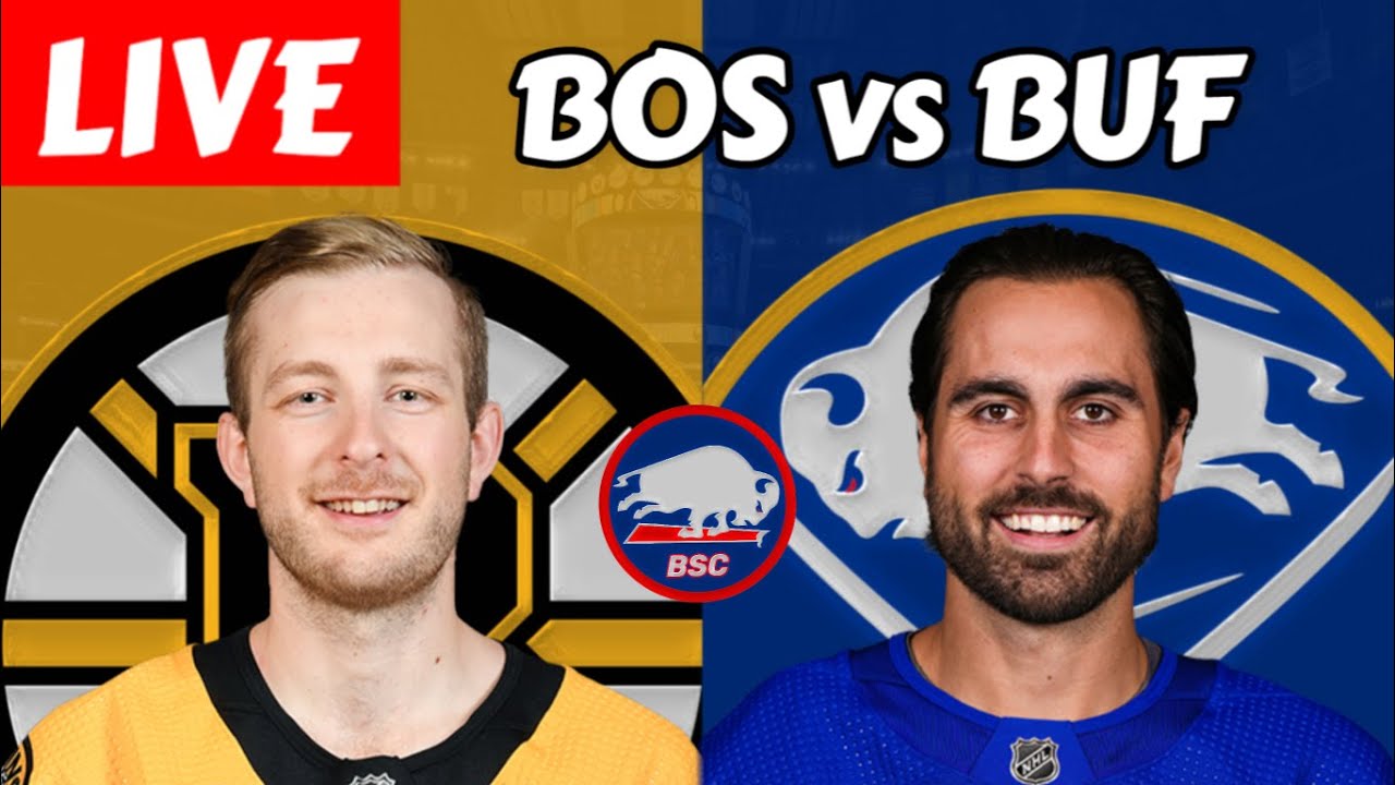 Buffalo Sabres Vs. Boston Bruins | NHL Livestream (Reaction + Play By ...