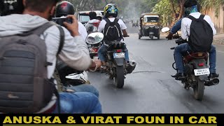 ANUSKA & VIRAT FOUND IN CAR IN MUMBAI ROAD II FILMYSTARS II