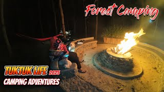 SOLO CAMPING IN THE FOREST OF NASUGBU | Tuktuk Life Camping Adventures 2025