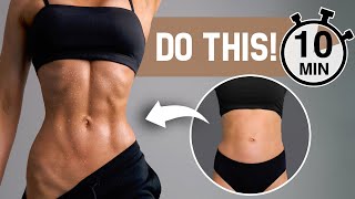 DO THIS To Get SLIM WAIST & ABS - Ab Workout To Lose Muffin Top & Love Handles, No Equipment