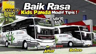 RILIS LANGSUNG MODIF❗😱 BUS KIDS PANDA BAIK RASA FULL BASURI 12NOT❗ BUSSID V4.3.4