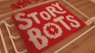 StoryBots in 40,000 dominoes (DominoERDMANN \u0026 Austrian Domino Art)