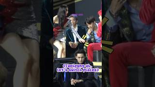 Sunmi Helping Taehyung To Sit With His Members 🥰 #shorts #taehyung #summi