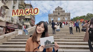 Smiley's Vlog | Tour around Macao with old photos taken decades ago