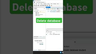 Delete database in SQL #tamil #databasesetup #delete #sql #mysql #query #table #oracle #dbms #data