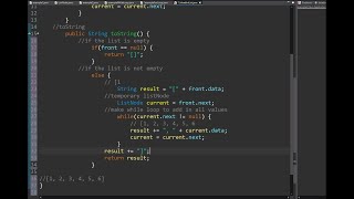 Building Java Programs || CH16 (ListNode) || LinkedIntList class with print() & toString() methods