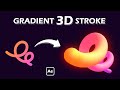 Fascinating 3D Stroke Animation in After Effects | No Plugin