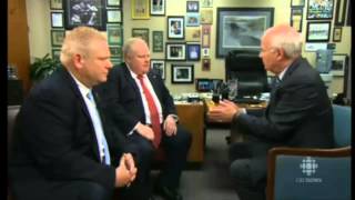 Peter Mansbridge Exclusive Interview- with Rob & Doug Ford  Pt 1