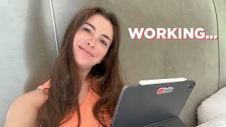 My typical workday  (as a YouTuber working from home)
