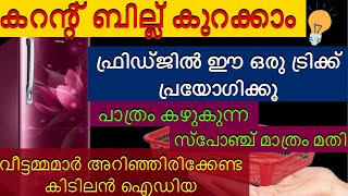 ഫ്രിഡ്ജിൽ ഈ ഒരു കാര്യം ചെയ്യൂ| പ്ലാസ്റ്റിക് ട്രേ മാത്രം മതി ജോലിഭാരം കുറക്കാം|kitchen tips malayalam