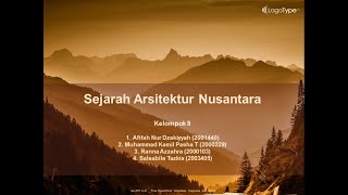 Sejarah Arsitektur Nusantara