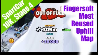HCR2 . 10000 pts SportCar Stage 4 . Most Reused Uphill map . For future ref . new team event