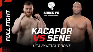 Moreno Kacapor vs Lamine Sene | Lions FC 10 | Full fight