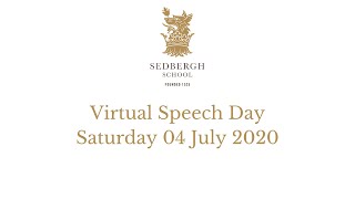 Virtual Speech Day | Saturday 04 July 2020