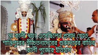 মা কালী স্বয়ং এসেছিলেন প্রসাদ খেতে, শান্তিপুরের শ্রীচৈতন্যদেবের গুরুদেবের বাড়ির কালী পুজোর ইতিহাস