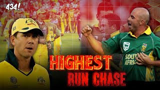 "The Highest Run Chase Ever | World Record 434 Runs | Best Match Ever | Neon Editz
