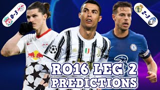 CHAMPIONS LEAGUE RO16 LEG 2 PREDICTIONS | LIVERPOOL TO BE KNOCKED OUT???