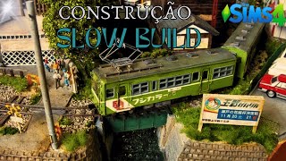 CONSTRUINDO UMA VILA JAPONESA |SLOW BUILD |NO CC| PT-BR THE SIMS 4