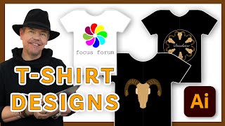 Create T-Shirt Design in Illustrator on the iPad from Photo and / or Sketch - Step by Step Tutorial