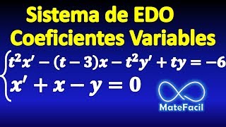 Sistema de ecuaciones diferenciales de Coeficientes variables