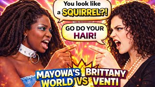 Mayowa's World DRAGGED Brittany Venti for cally her nappy headed 👀 #youtubedrama