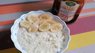 ওটস এর স্বাস্থ্যকর ও মজাদার রেসেপি ||Healthy milk oats recipe || healthy breakfast