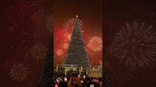 The lights of the main Armenian Christmas tree were lit in Republic Square, Yerevan on December