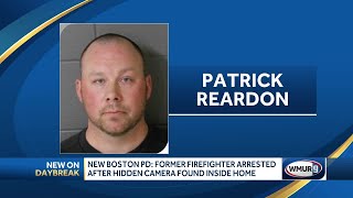 Former firefighter arrested after hidden camera found inside New Boston home, police say