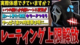 【DBD】いつの間にかレーティング上限が解放！今回はサバ視点で実戦検証【デッドバイデイライト】