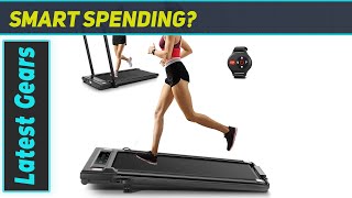 ANCHEER 2-in-1 Folding Treadmill Review | Compact Under Desk Walking Pad