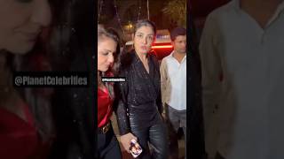 Raveena Tandon heads home after Arbaaz and Sshura Khan’s 1st anniversary celebrations #raveenatandon