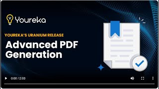 Youreka Advance PDF Generation