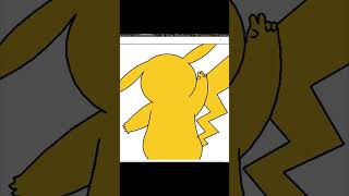 Pikachu in Python Turtle #shorts #pikachu #turtle #python