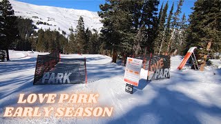 Early Season Park Riding at Loveland Ski Area