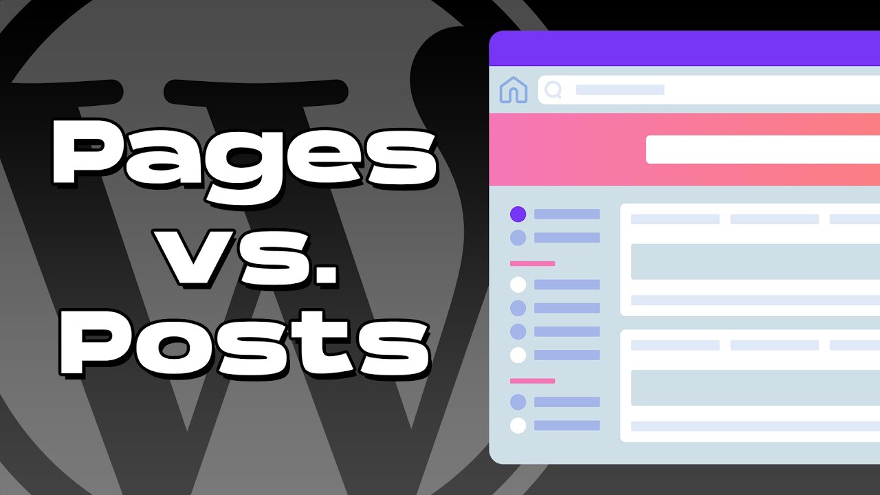 Wordpress Pages Vs Posts What S The Difference Wordpress Pages Vs Posts What S The Difference