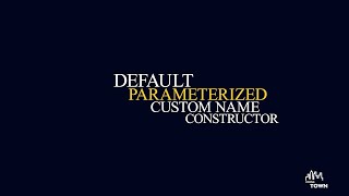 5.2 How to Create Default Constructor Parameterized Constructor Named Constructor & Differences