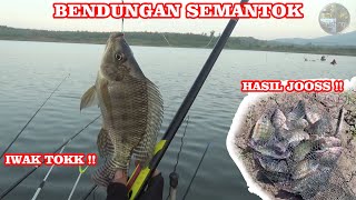 IWAK TOKKK !!! PERDANA MANCING NILA BABON BENDUNGAN SEMANTOK NGANJUK