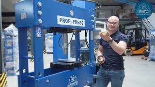 Use of the 100 ton Workshop Press - Profi Press