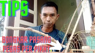 tutorieal cara bongkar pasang per atau pegas sangkar pikat.@MDVLOG3551