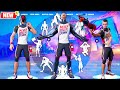 Fortnite NICK EH 30 doing All Built In Emotes and Funny Dances シ