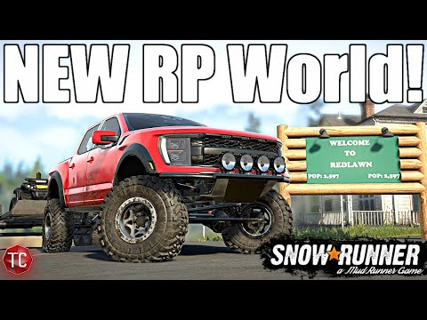 SnowRunner: THIS NEW RP WORLD is MASSIVE! (CONSOLE FRIENDLY)