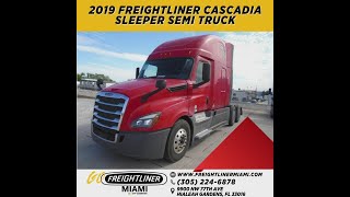 2019 FREIGHTLINER CASCADIA SLEEPER SEMI TRUCK