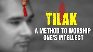 Tilak | A method to worship one's intellect | Artha