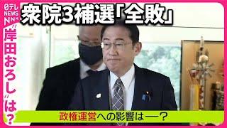 【衆院3補選】「全敗」自民  “岸田おろし”と政権運営の今後は？