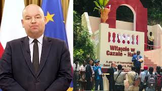 149.Przeglad naszej współpracy z władzami polskimi na rzecz Polonii z Cazale na Haiti od roku 2016.