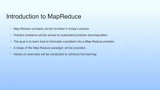 Introduction to MapReduce | Lecture 23: MapReduce-Tutorial
