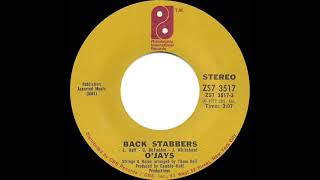 1972 HITS ARCHIVE: Back Stabbers - O’Jays (a #1 record--stereo 45)