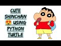 Draw Shinchan Using Python Turtle 🔥 | How To Draw Shinchan Using Python